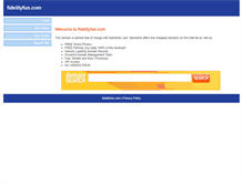 Tablet Screenshot of fidelityfun.com